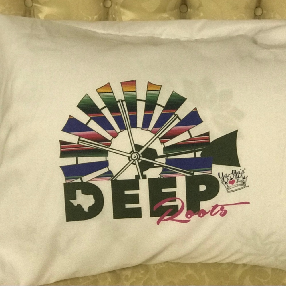 Deep Roots Serape  White standard pillow case